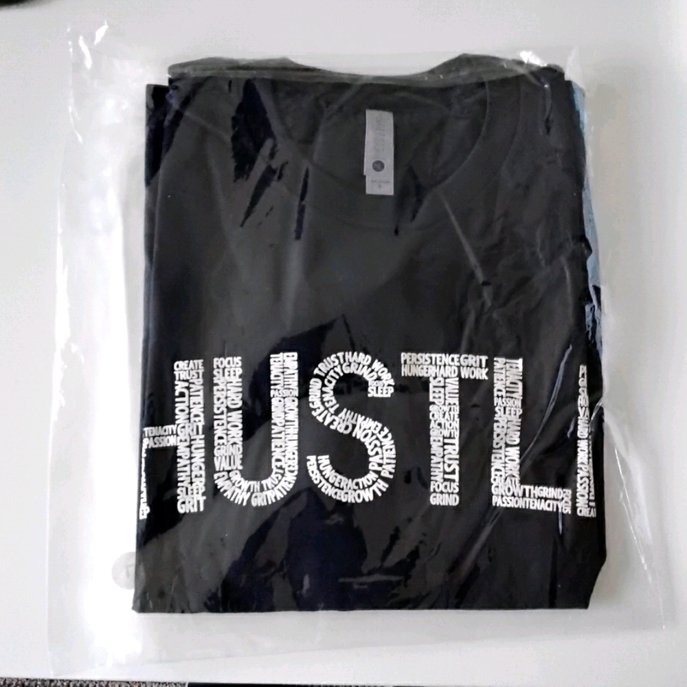 HUSTLE T-SHIRT, BRAND NEW